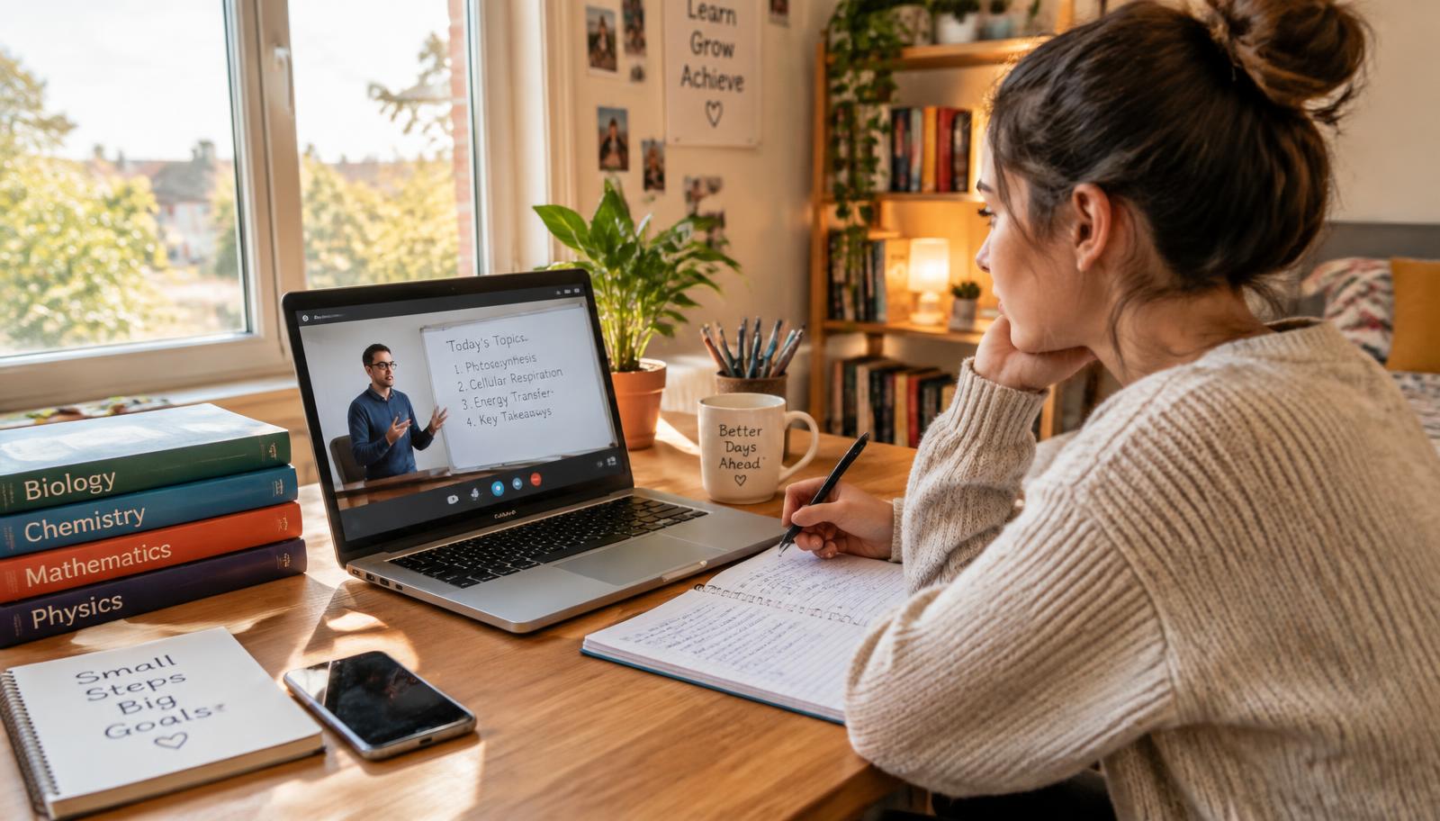 Learn online from home